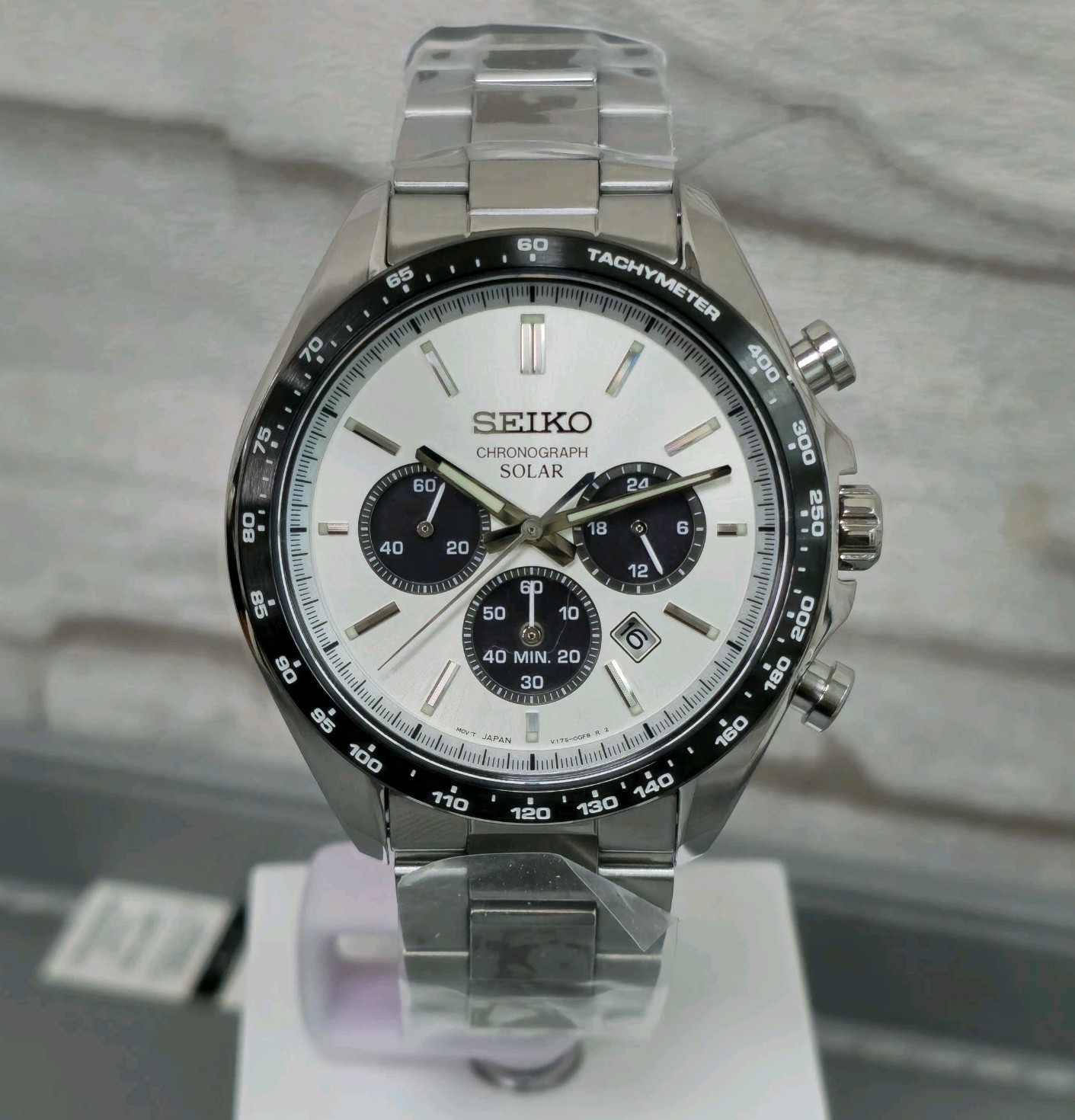 Seiko Selection SBPY165 Solar Chronograph “Panda” Dial 42.2 mm Men’s Watch