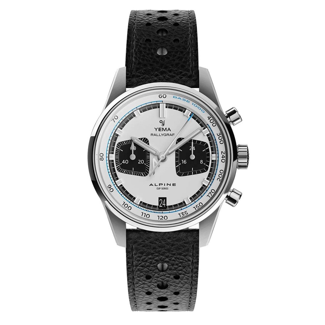 YEMA Rallygraf Alpine Chronograph Hybrid Steel Mechanical Quartz Men’s Watch