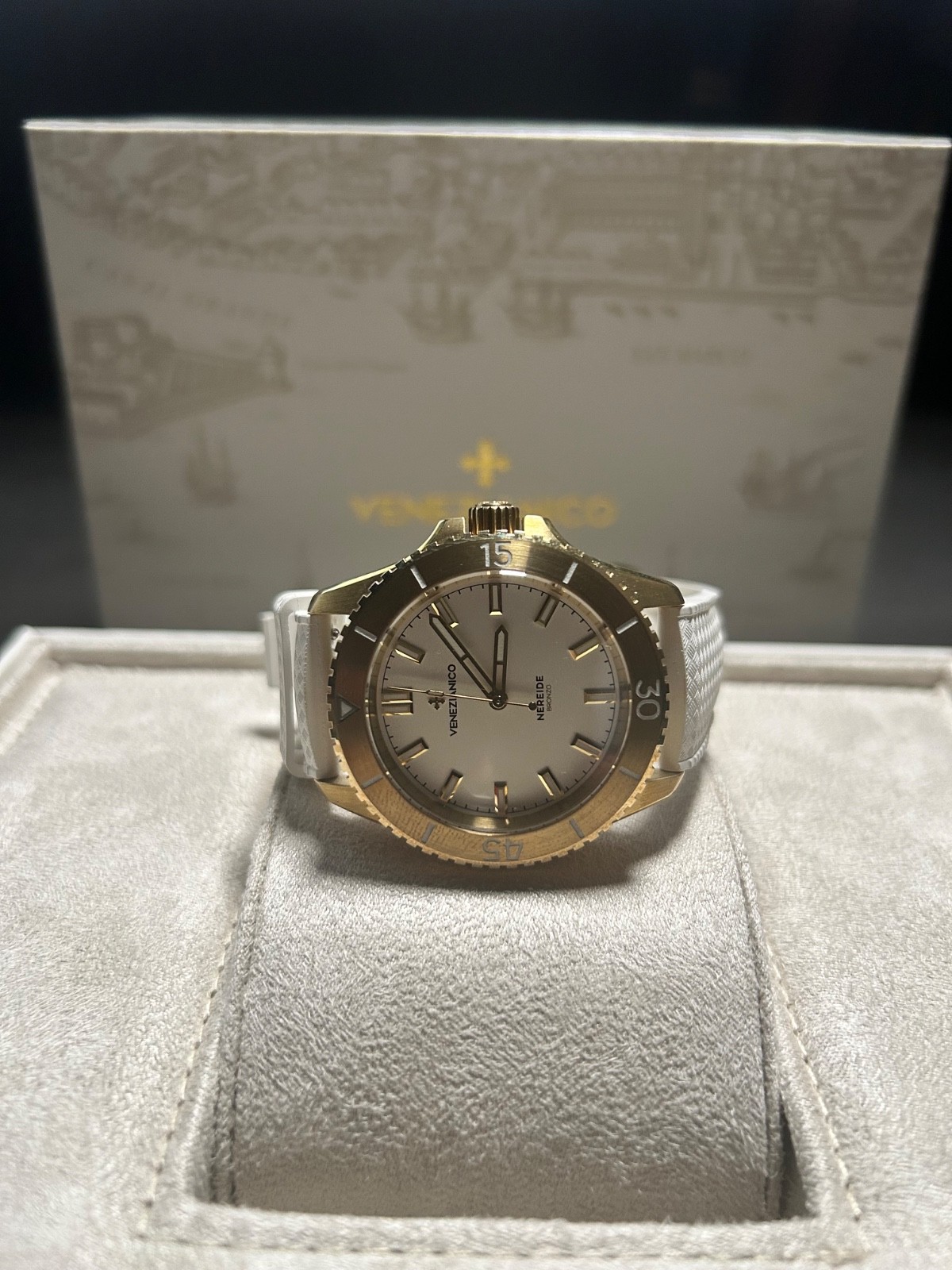 Venezianico Nereide Bronzo 39 3121556 Bronze Automatic Miyota 9039 Mint