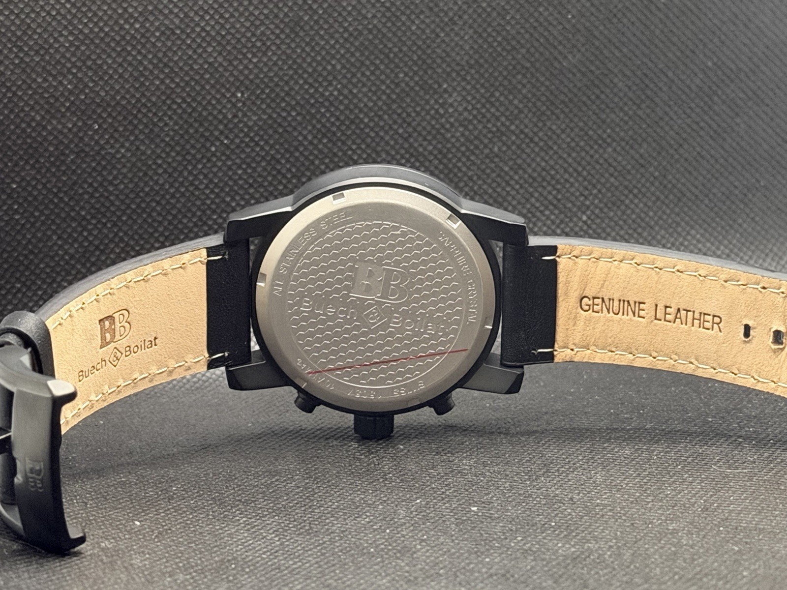 Buech & Boilat Baracchi 949517 Chronograph 46mm Swiss Ronda 5030.D NIB