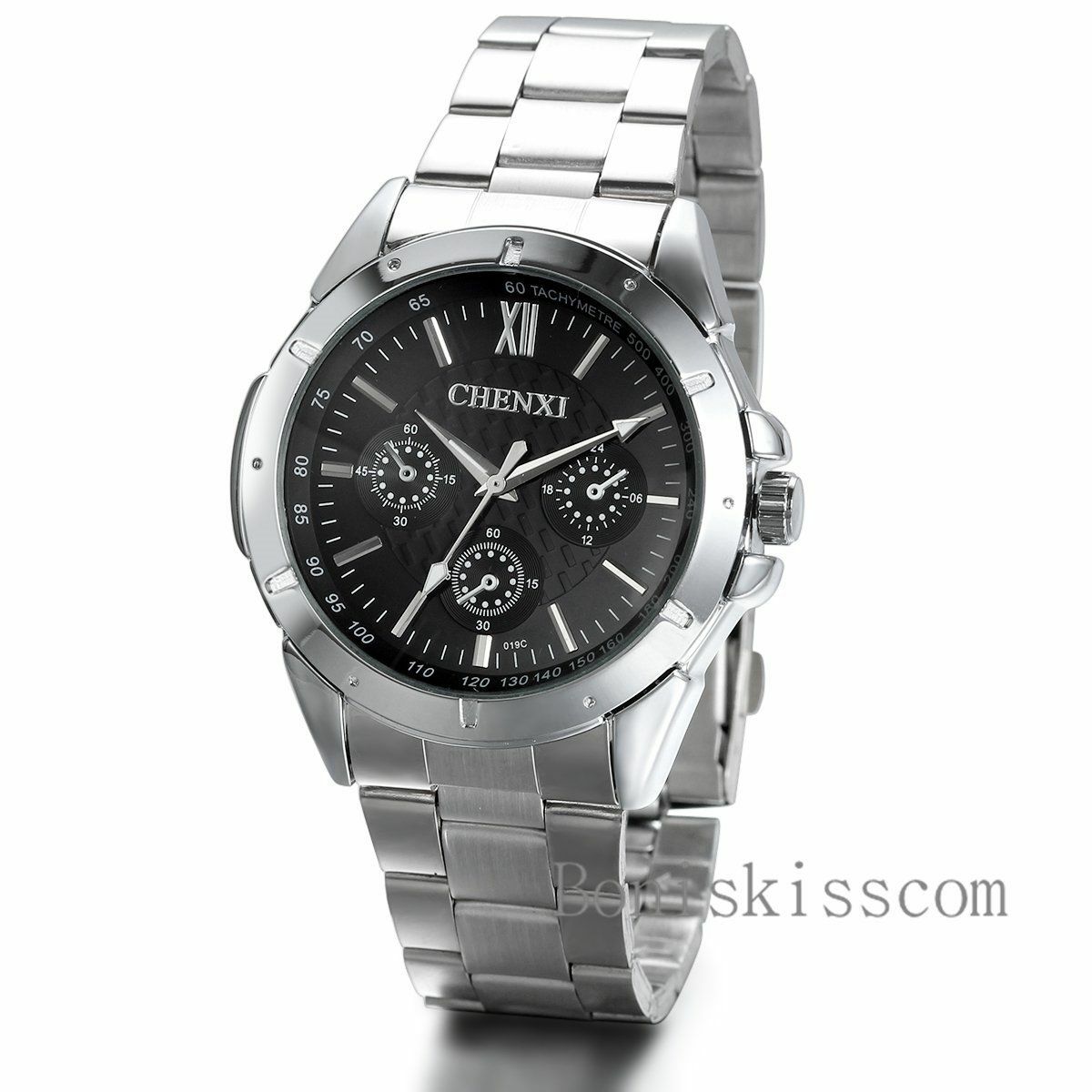 Men’s Casual Fashion Luxury Quartz Analog Round Wrist Watch Christmas Gift