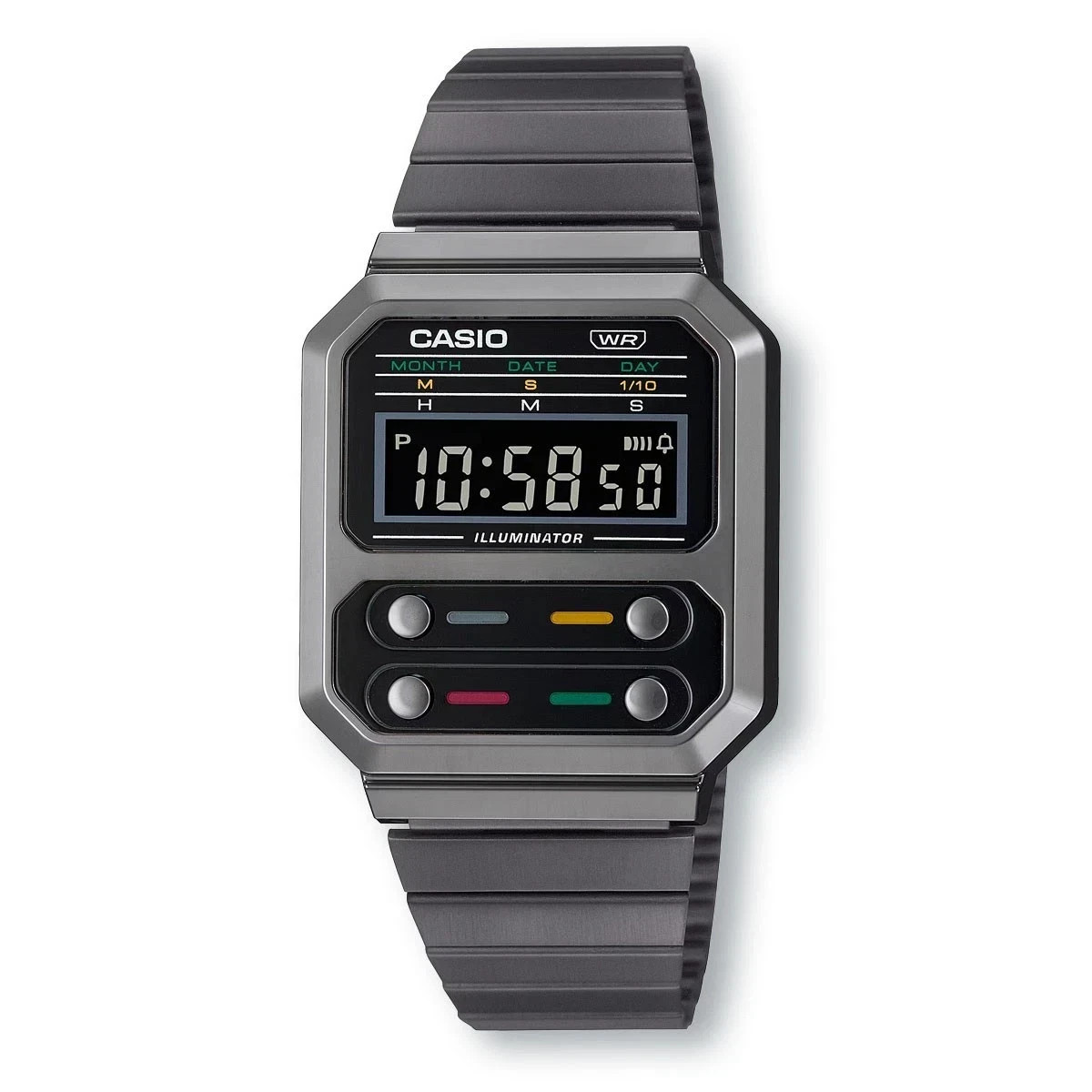Casio Illuminator A100WEGG-1A Digital Unisex Vintage 1974 Movie Alien Watch