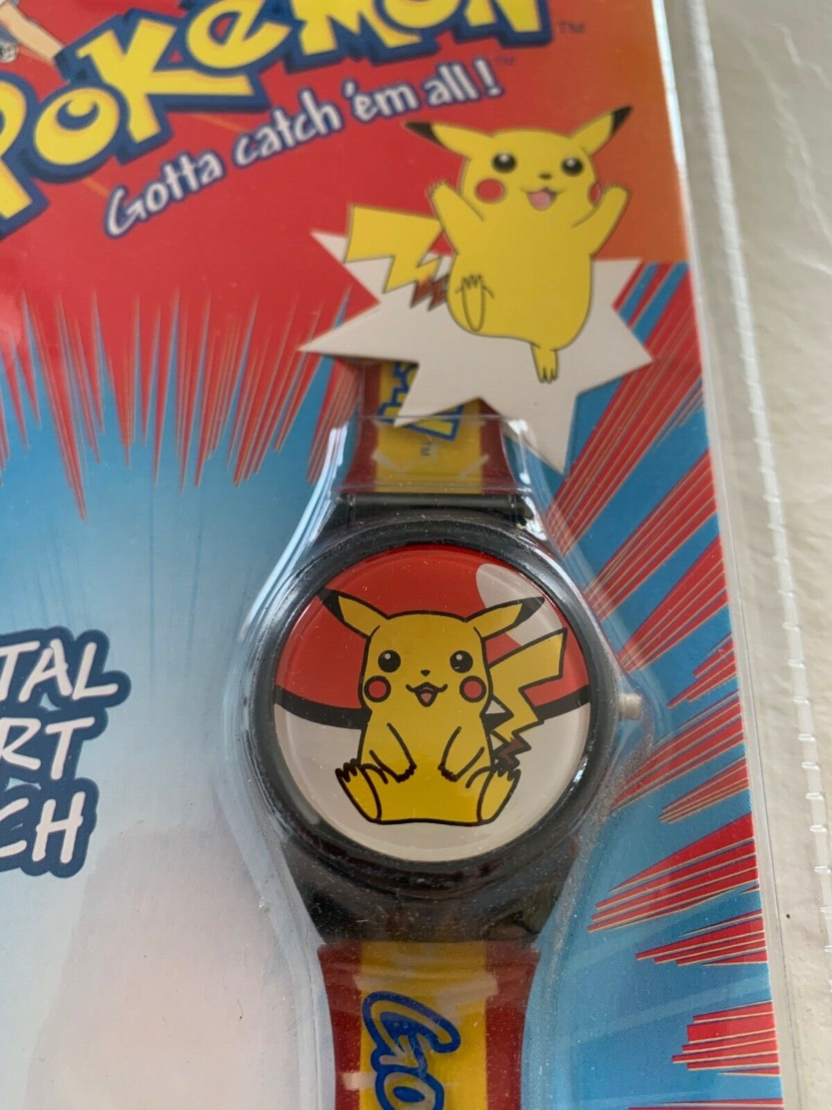 3 Pokemon Collectable Watches  1995 1999 New In Package Vintage Sealed