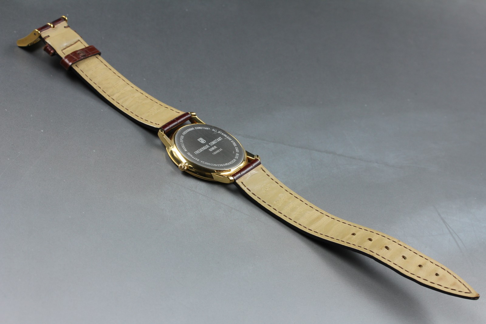 Frederique Constant Geneve Men’s Watch FC200/220/235/245X4S25/6 Qz [Near MINT]