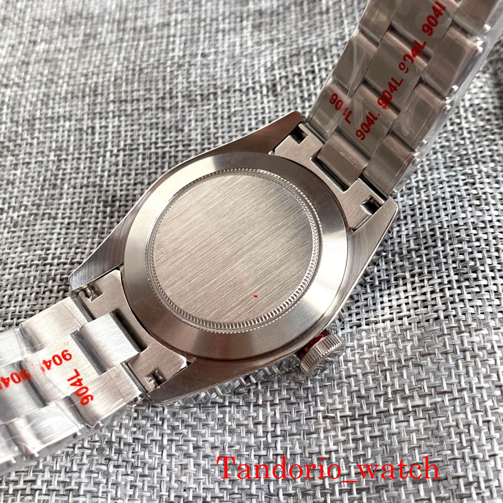 Bliger Black Dial NH35 PT5000 Automatic Men Watch Snowflake Hands Sapphire Glass
