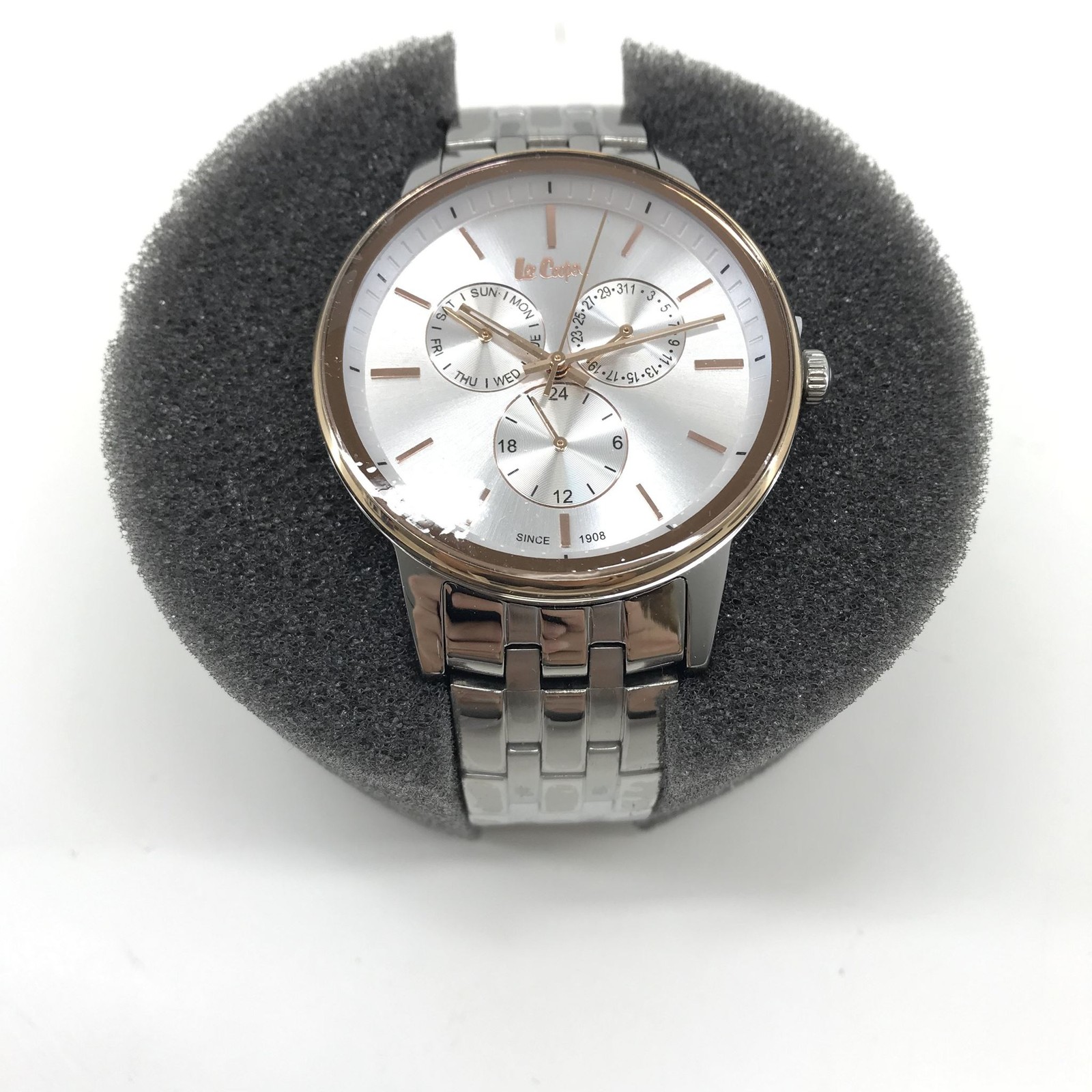 Lee Cooper Men’s Blue Multi-Function Dial Stainless Steel Watch LC06498.590