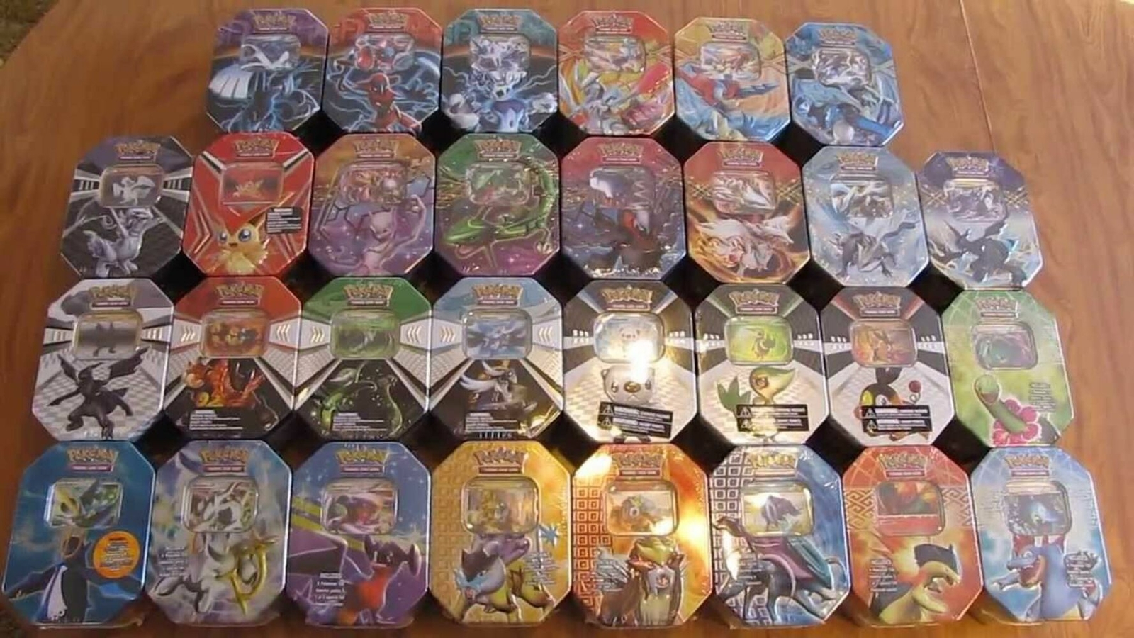 20 x Pokemon Cards Bundle Tin – Guaranteed V, VMAX, GX, EX – Job Lot No Fakes