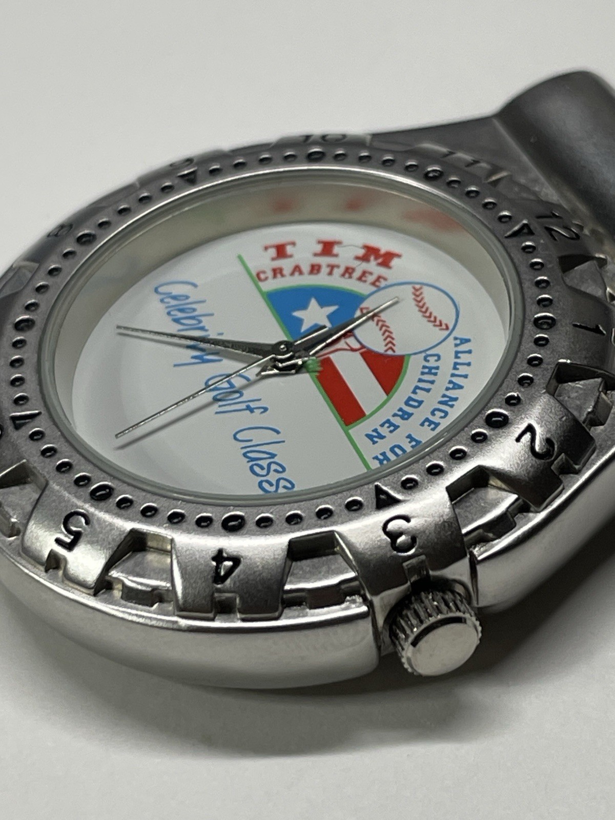 Tim Crabtree Celebrity Golf Classic Keychain Watch New Battery