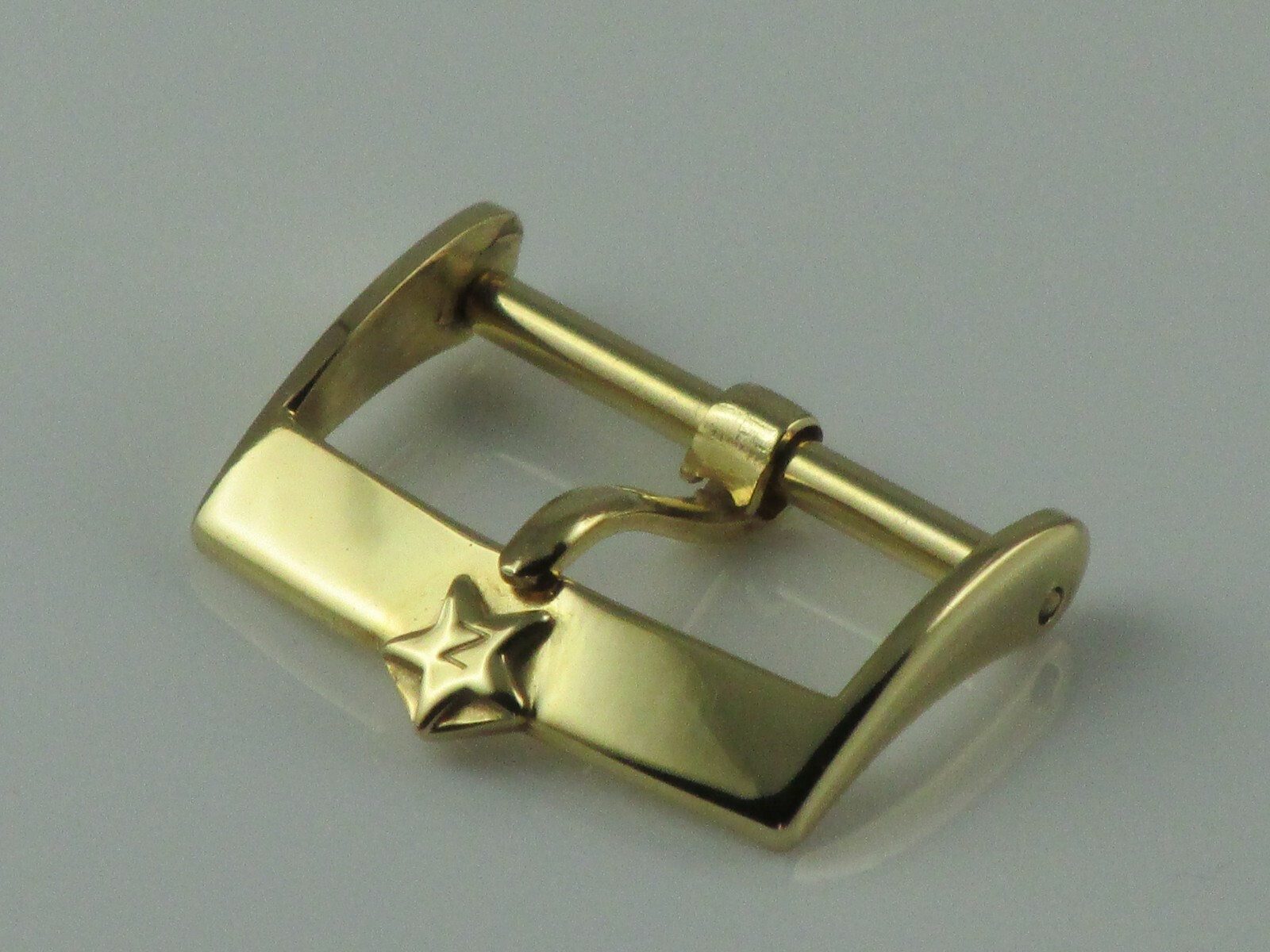 ZENITH STAR LAMINATED GOLD BUCKLE 18mm BUCKLE ZENITH STAR 18mm GOLD PLATED