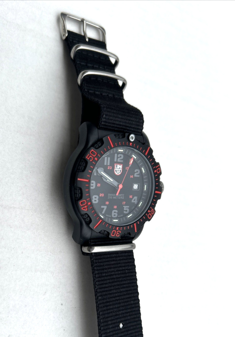 Luminox 8800 Series Black Ops Swiss Quartz 200M Men’s Watch Mineral Crystal NATO