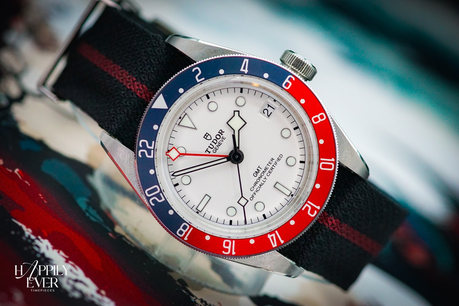 Tudor Black Bay Pepsi Opaline M79830RB-0012 Stainless Steel 41mm Full Set