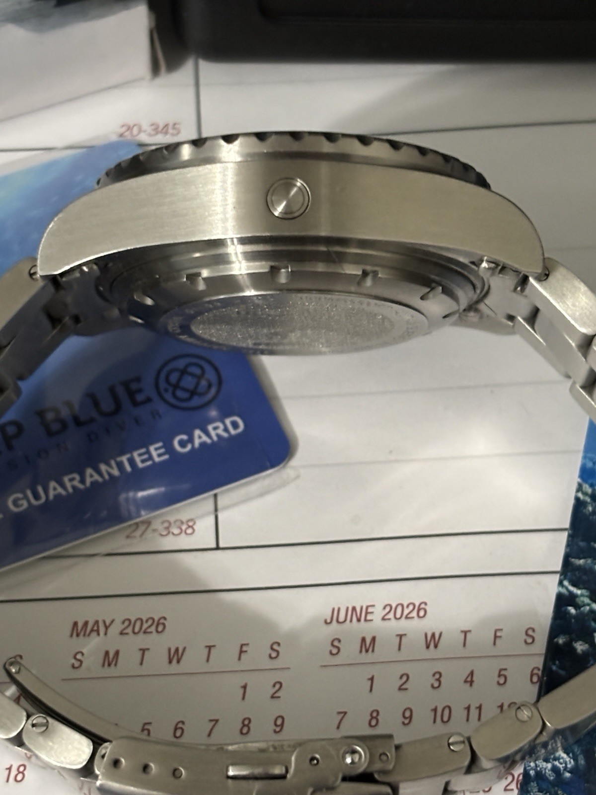 Deep Blue Master 2000 Swiss Automatic Day Date Dive Watch