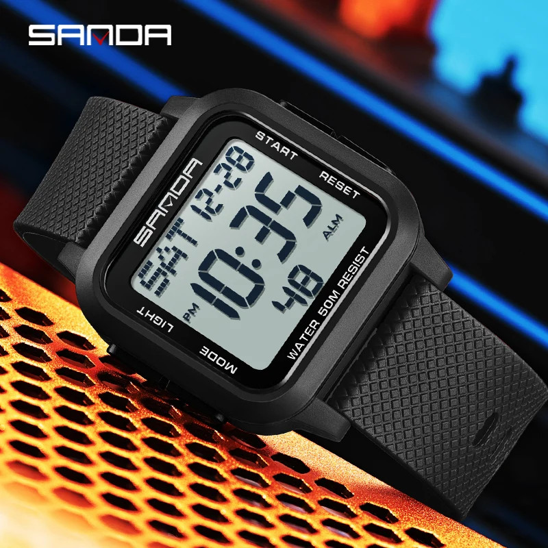 Fashion Watch Waterproof Sport Watch Man C-style Digital Wristwatch 2026