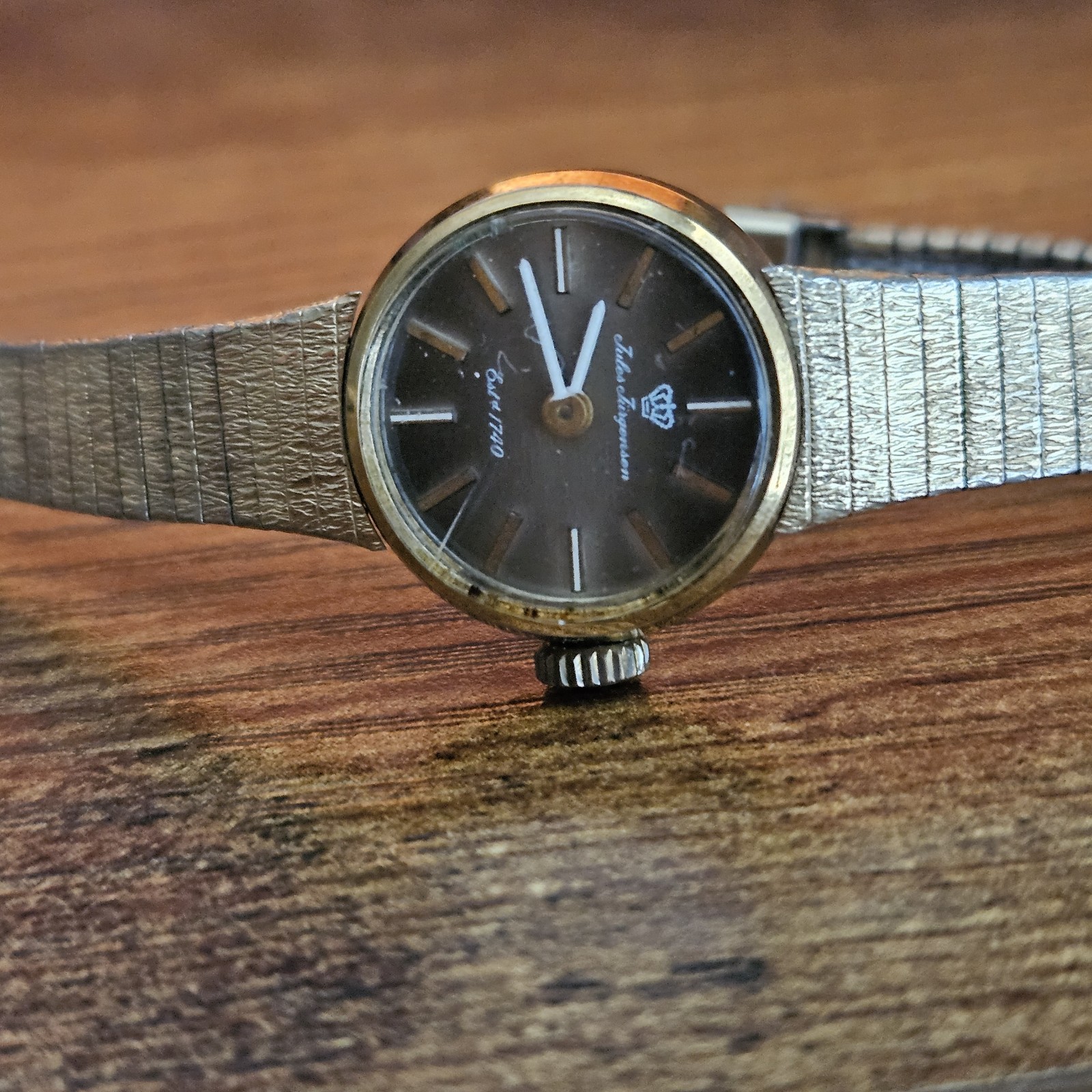 Wind UP! Works!! Vintage Jules Jürgensen ladies’ watch W/ Kestenmade 10KGP Band