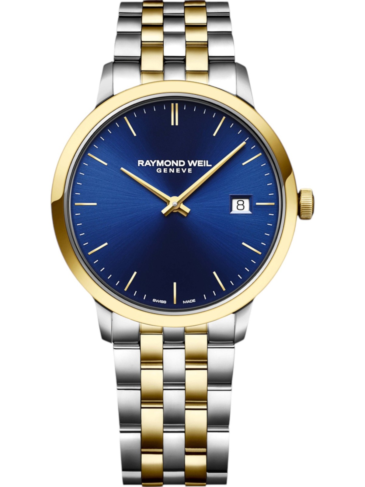 Raymond Weil 5485-STP-C5001 Men’s Toccata Blue Dial 39 mm Watch MSRP $1120