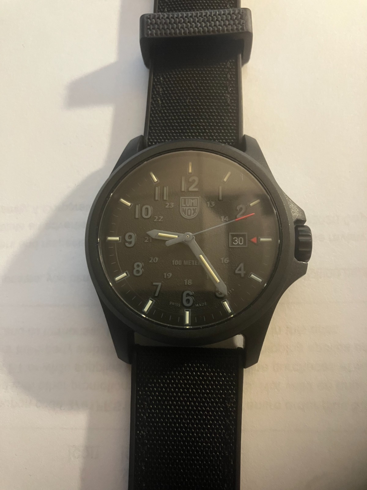 Luminox Atacama Field Black Dial Rubber Band Men’s Watch XL.1961