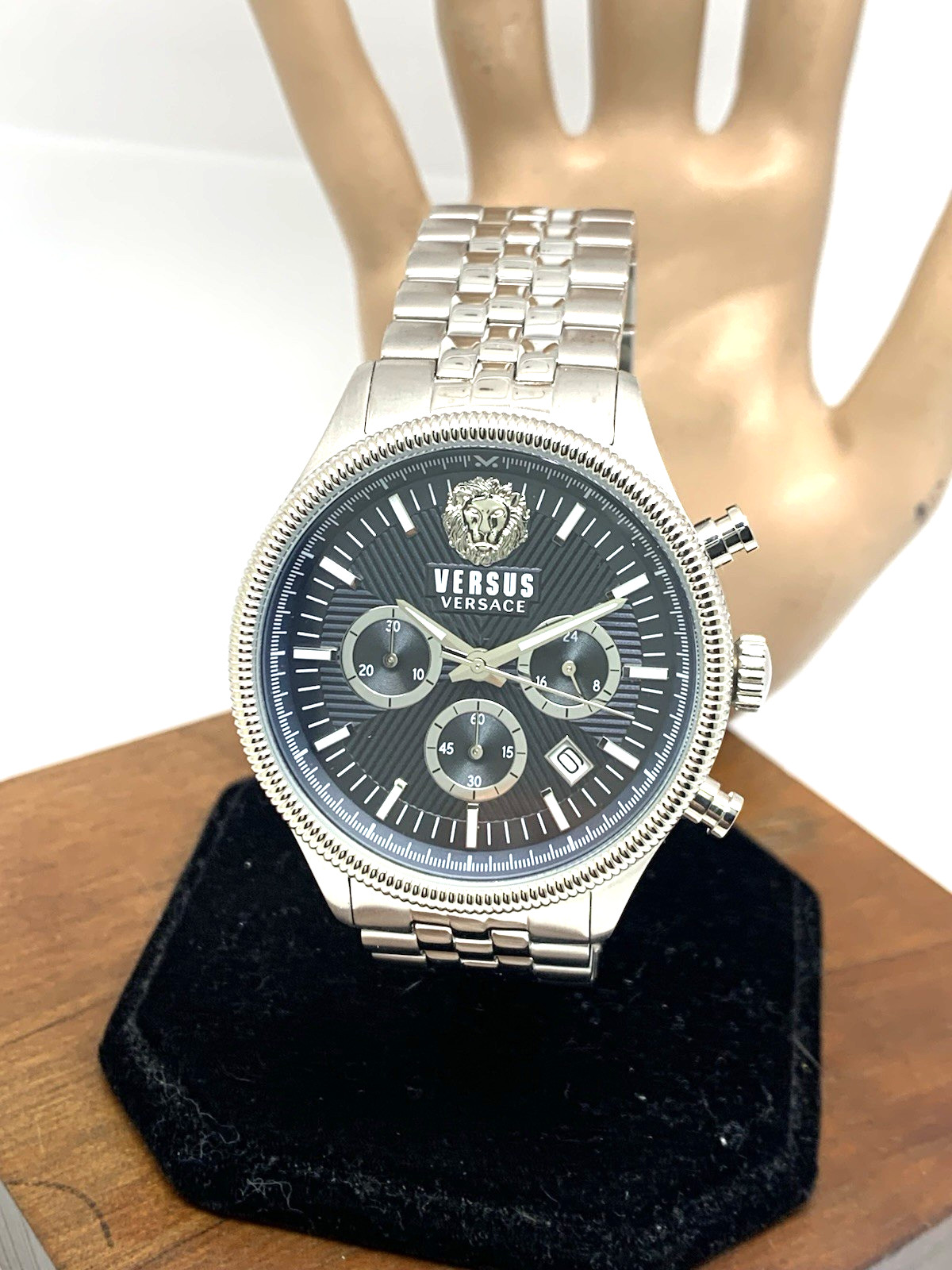 Versus by Versace Men’s Watch VSP970621 Quartz Chronograph Blue Dial Steel 45mm