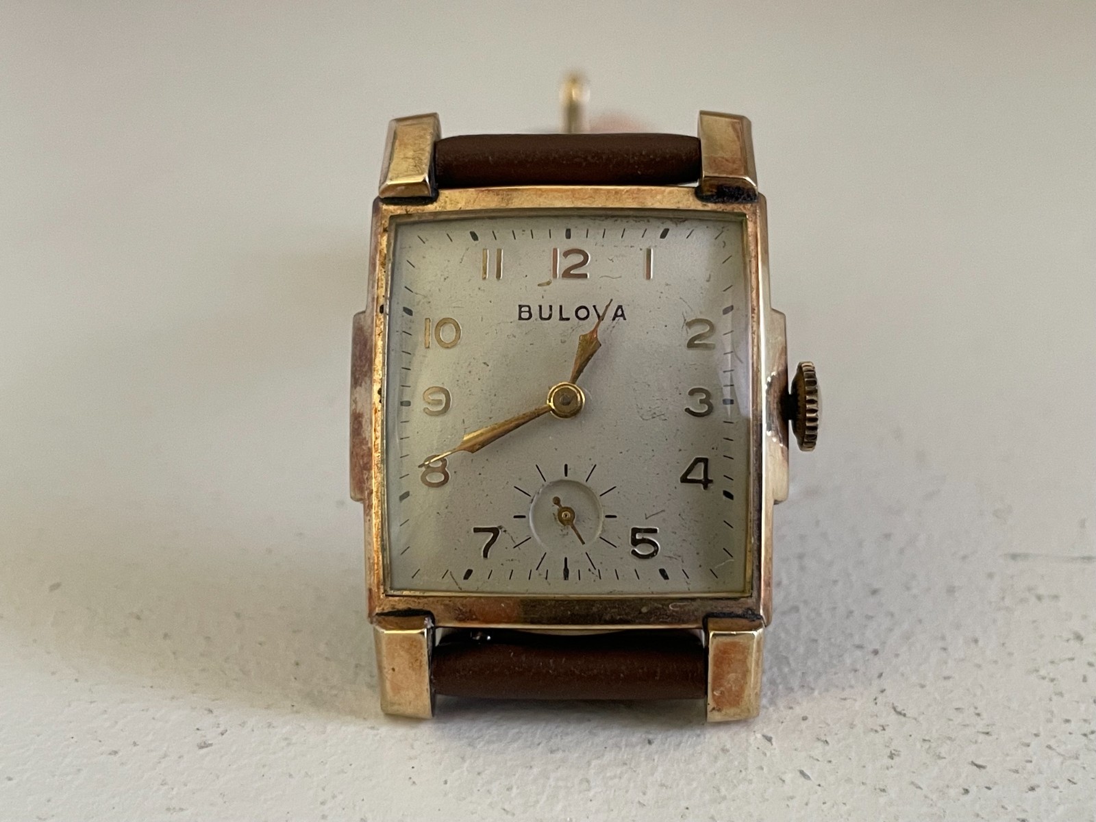 Vintage Bulova Mens Mechanical Watch – Running
