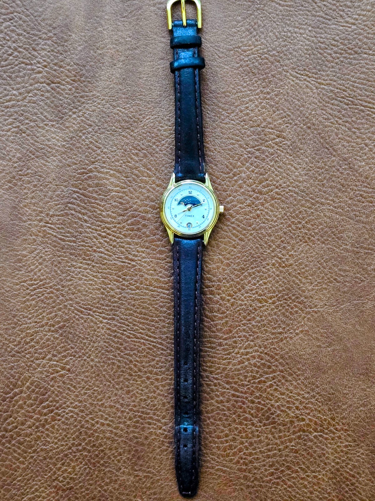 Timex Moon Phase Vintage Ladies Watch