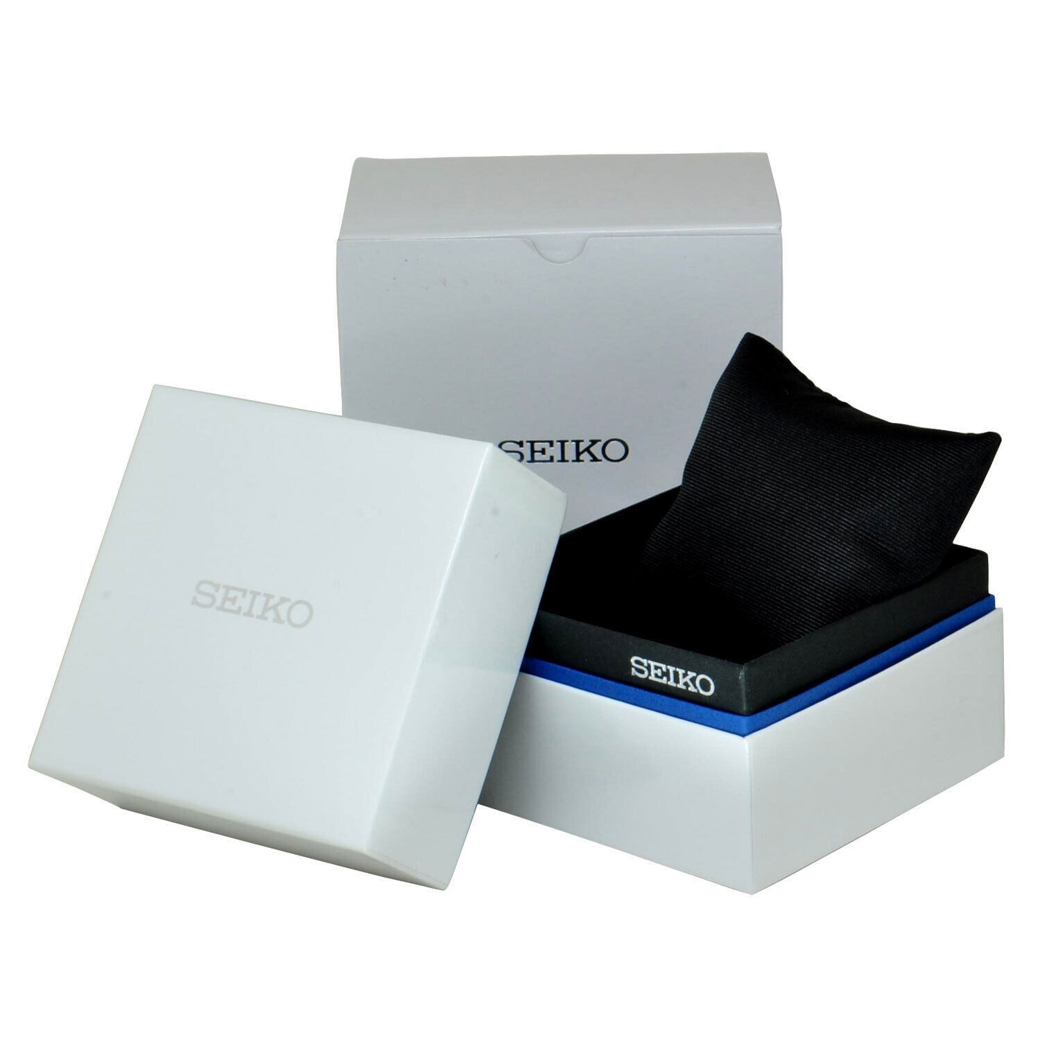 Seiko 5 Automatic Black Dial Steel Silver Band SNK809K1 Men’s Watch Case 37 mm
