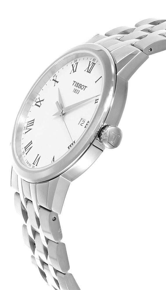 Tissot Mens Classic Dream 42mm Quartz White Dial Watch T129.410.11.013.00