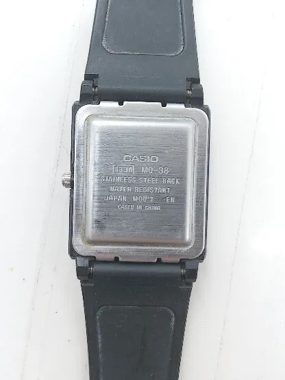 ◇ CASIO MO-38 Quartz 3-hand Analog Watch, Black, Ladies’, Operation Unconf