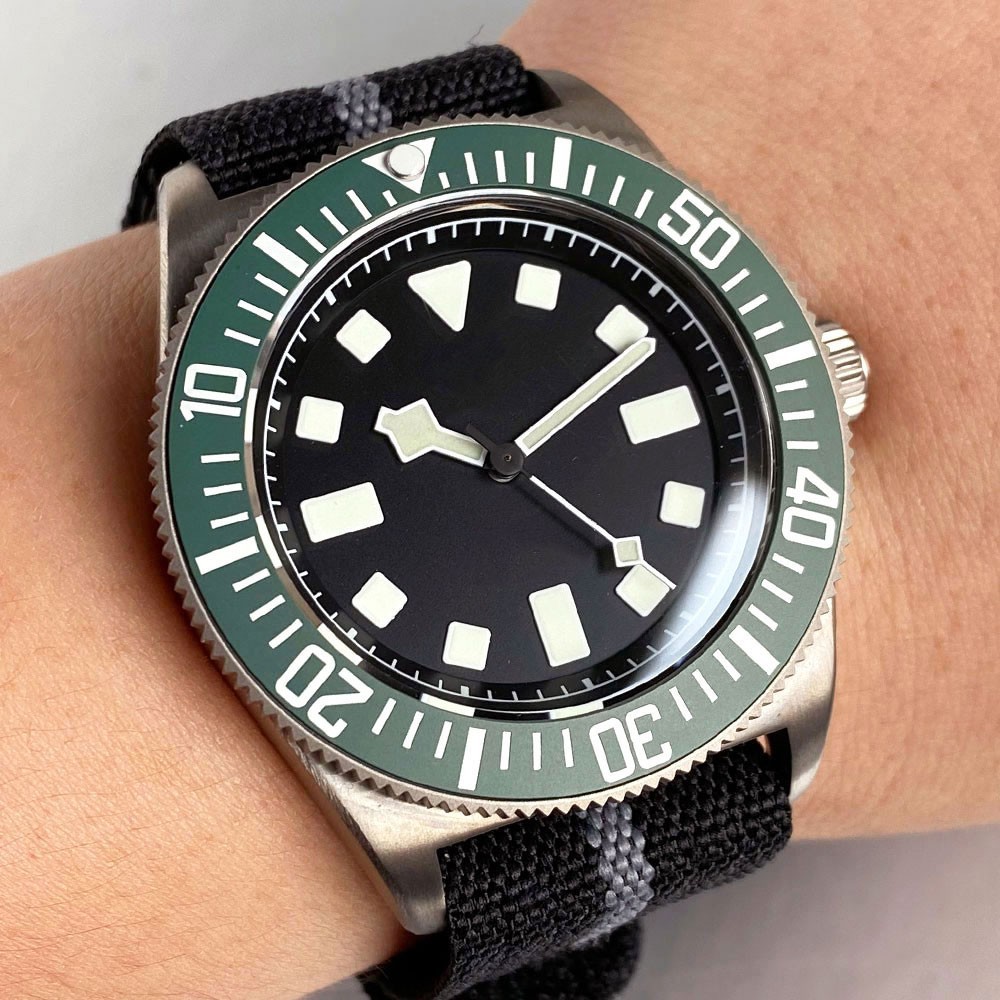 Tandorio New 42mm Titanium 20ATM Sapphire Glass Japan NH35A PT5000 Men’s Watch