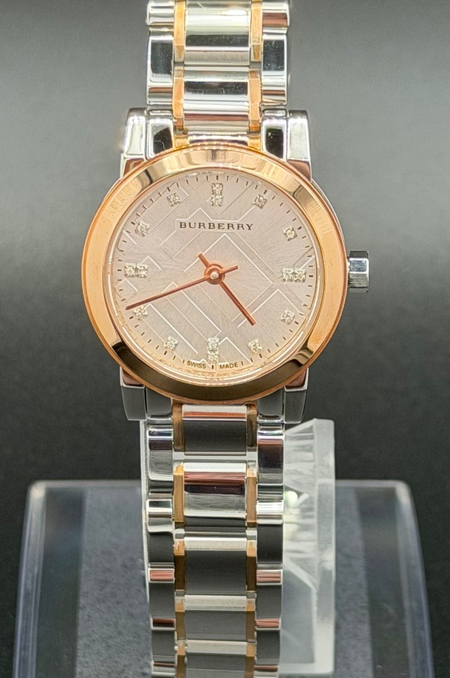 BURBERRY BU9214 Two Tone 26 mm Women’s Watch