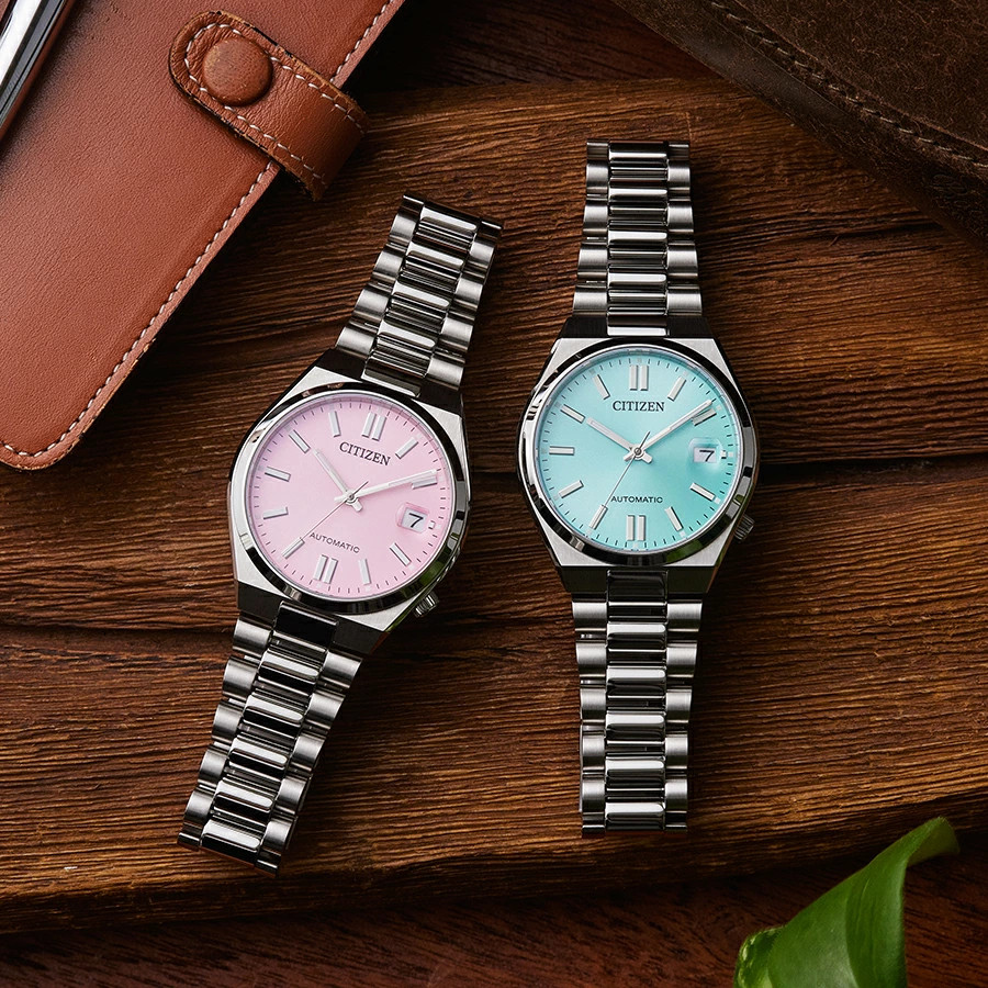 Citizen Tsuyosa NJ0200-50Z JDM Automatic Pastel Pink 37mm Stainless Steel Watch