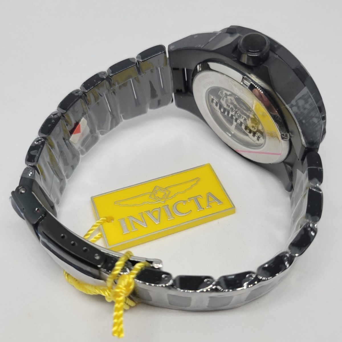 Invicta Aviator Radar 50mm Automatic Watch 39918 Gunmetal 215mm / 8.46″
