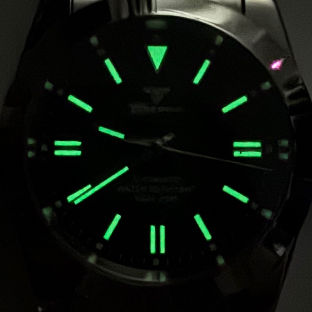 Tandorio New 39mm Sapphire Glass 20ATM Automatic NH35 PT5000 Men Watch Luminous