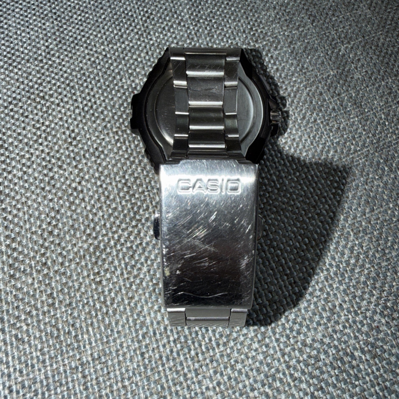 Casio Watch Men Illuminator 49mm Silver Tone 5577 MWA-100H