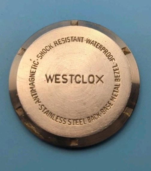 Vintage Westclox Manual Wind 21 Jewels Shock Resistant Watch 33 MM