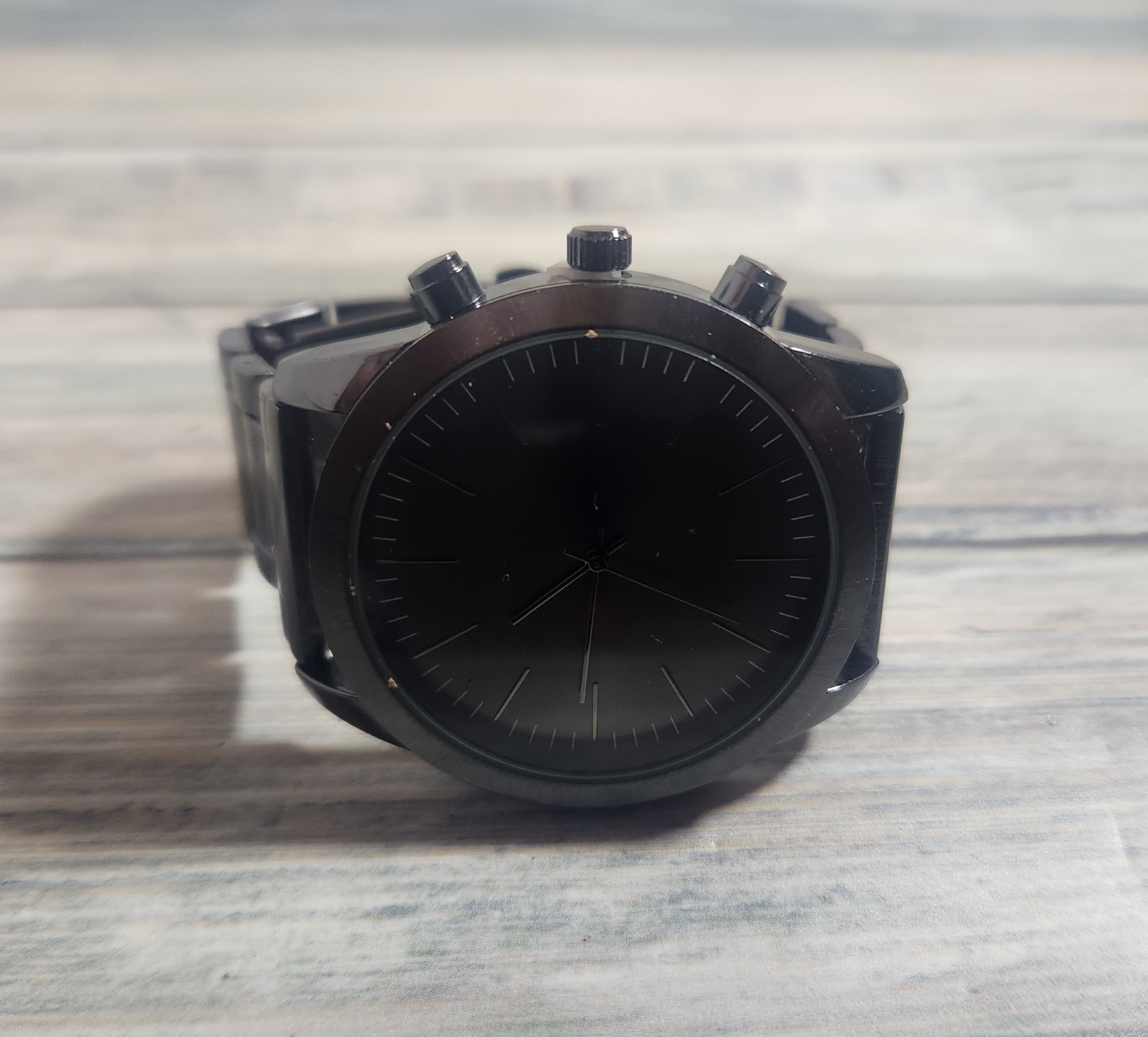 INC International Concepts Watch- Matte Black Link Watch