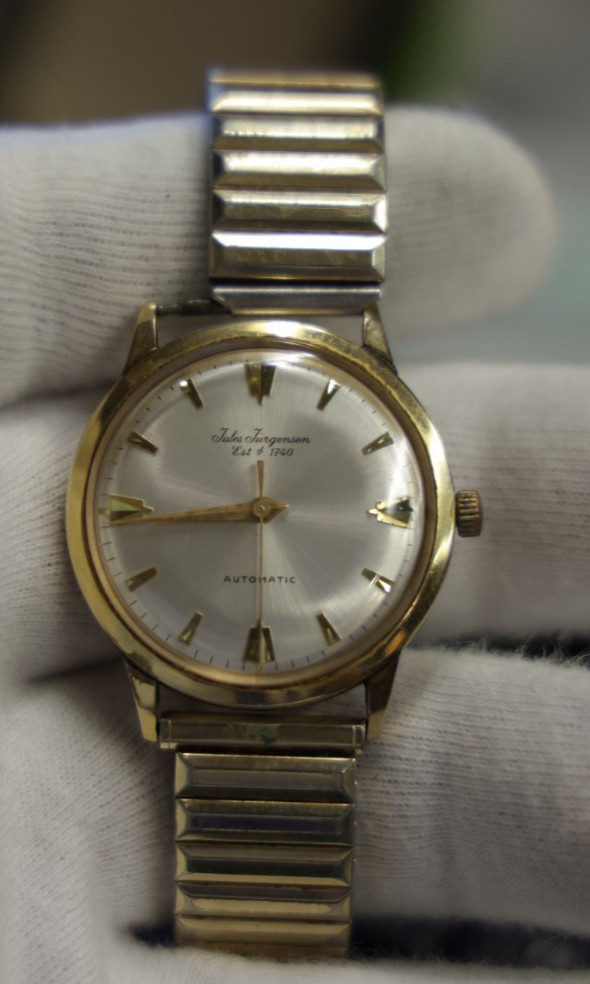 10K GF Jules Jurgensen Mans Wristwatch Automatic (Runs)