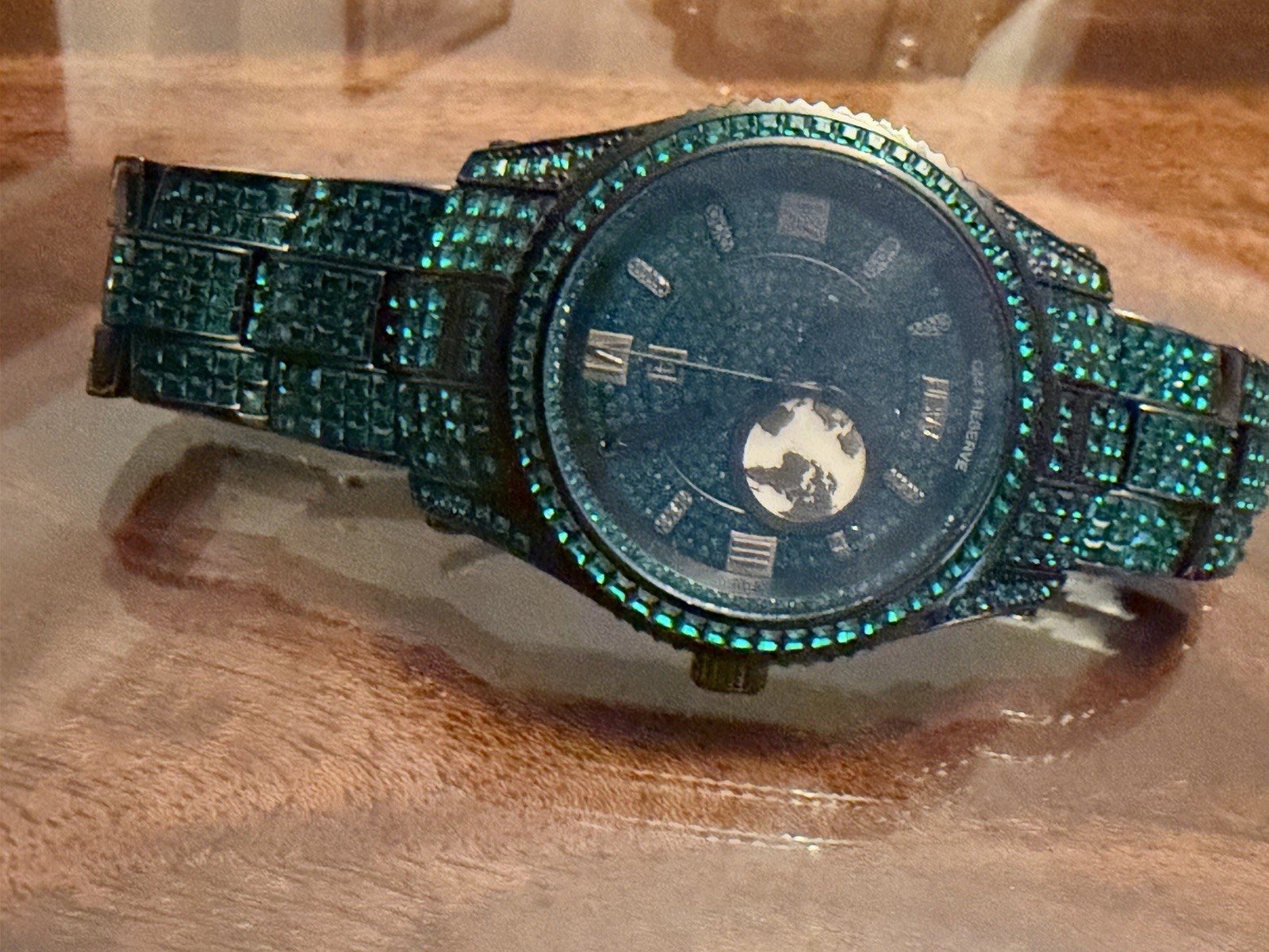 JBW Reserve Emerald Luxury Mens Watch R6370B #97