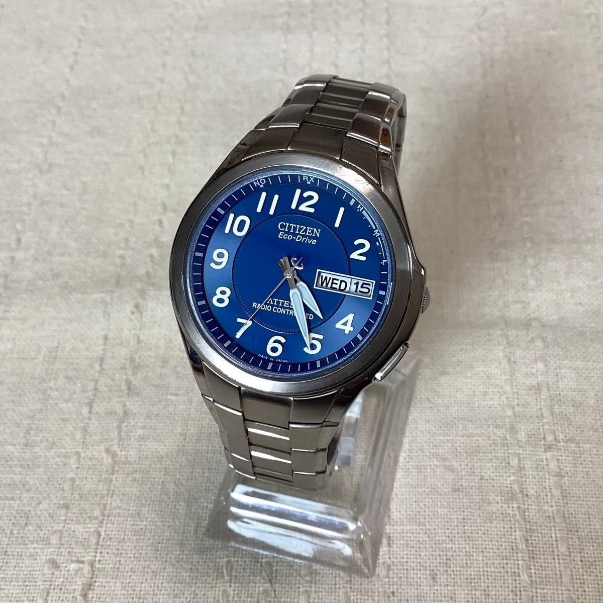 Citizen Attesa ATD53-2794 Solar-Powered Titanium Blue