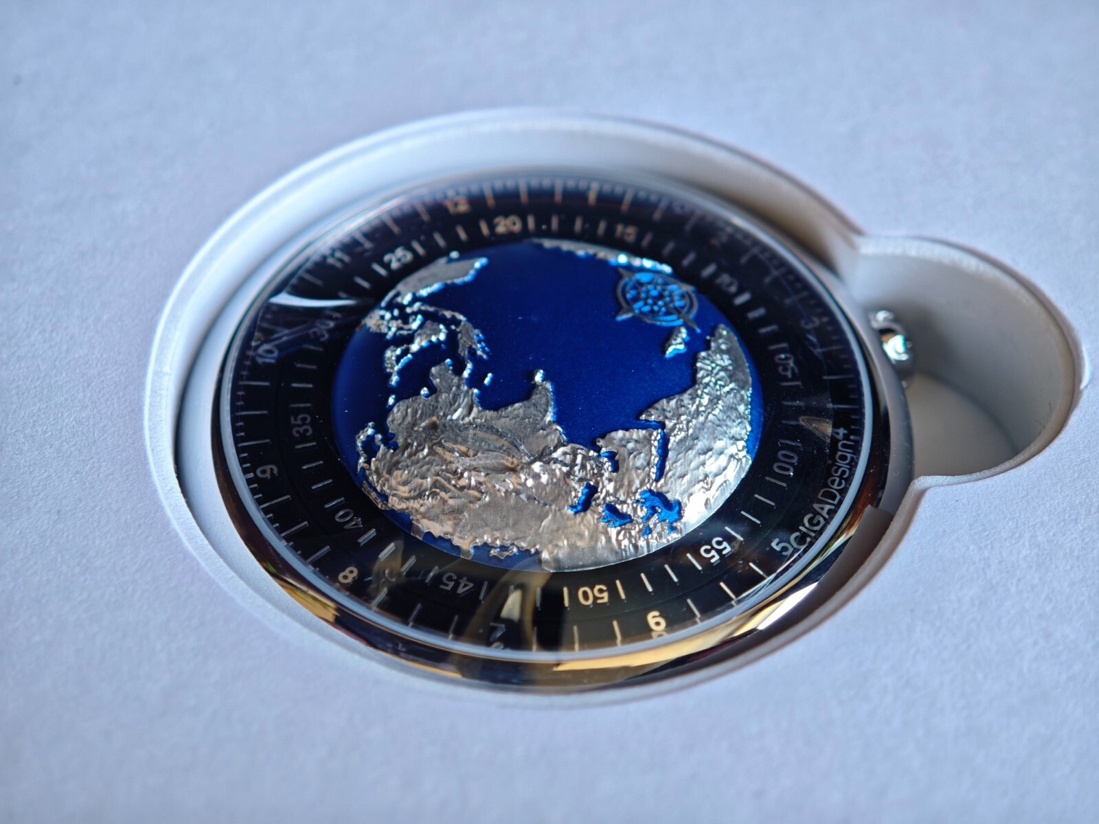 Ciga Design Watch Blue Planet (Earth Day Special) GPHG Titanium, EU Warehouse