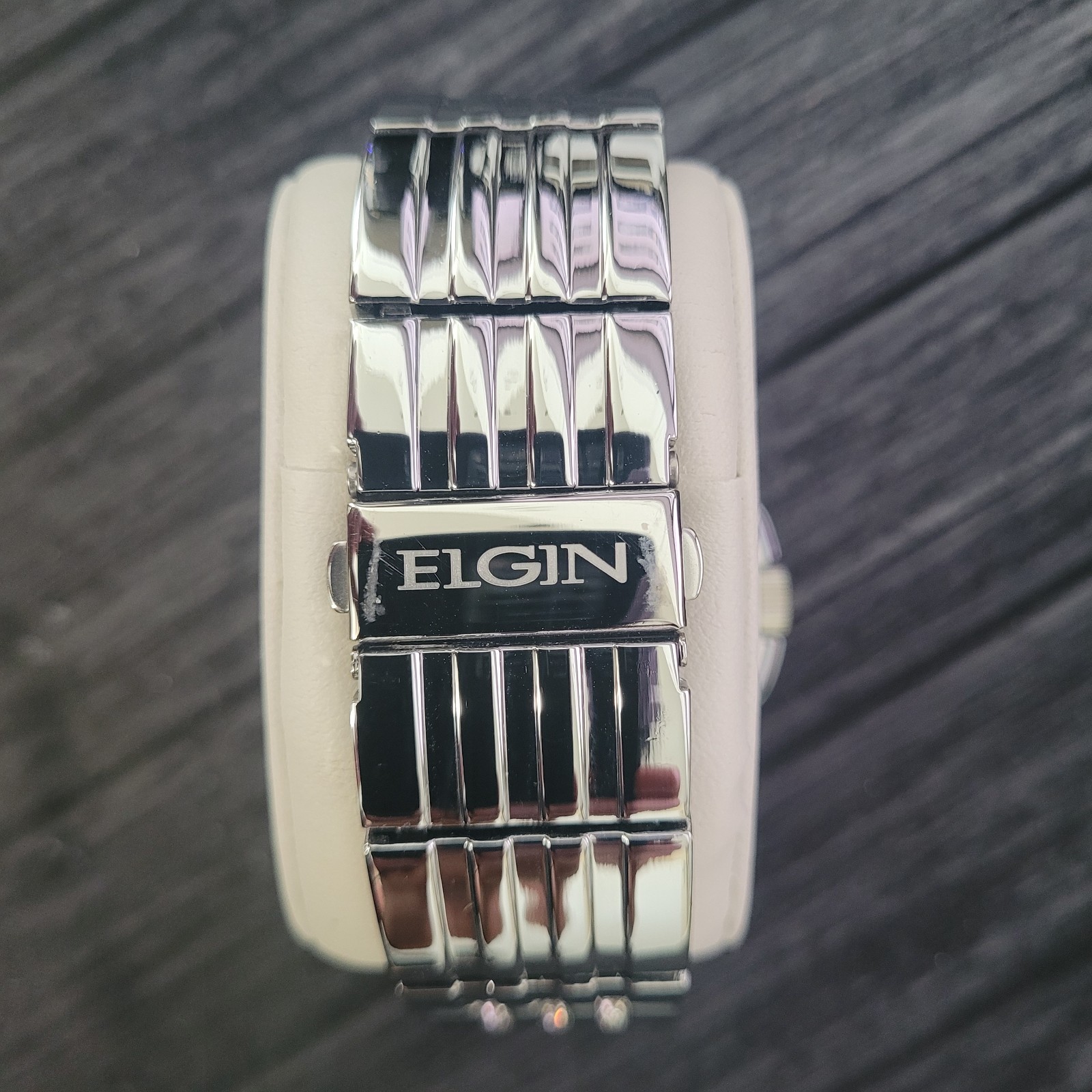 Rare Elgin Diamond Bezel Paved Mens Watch Authorized Dealer