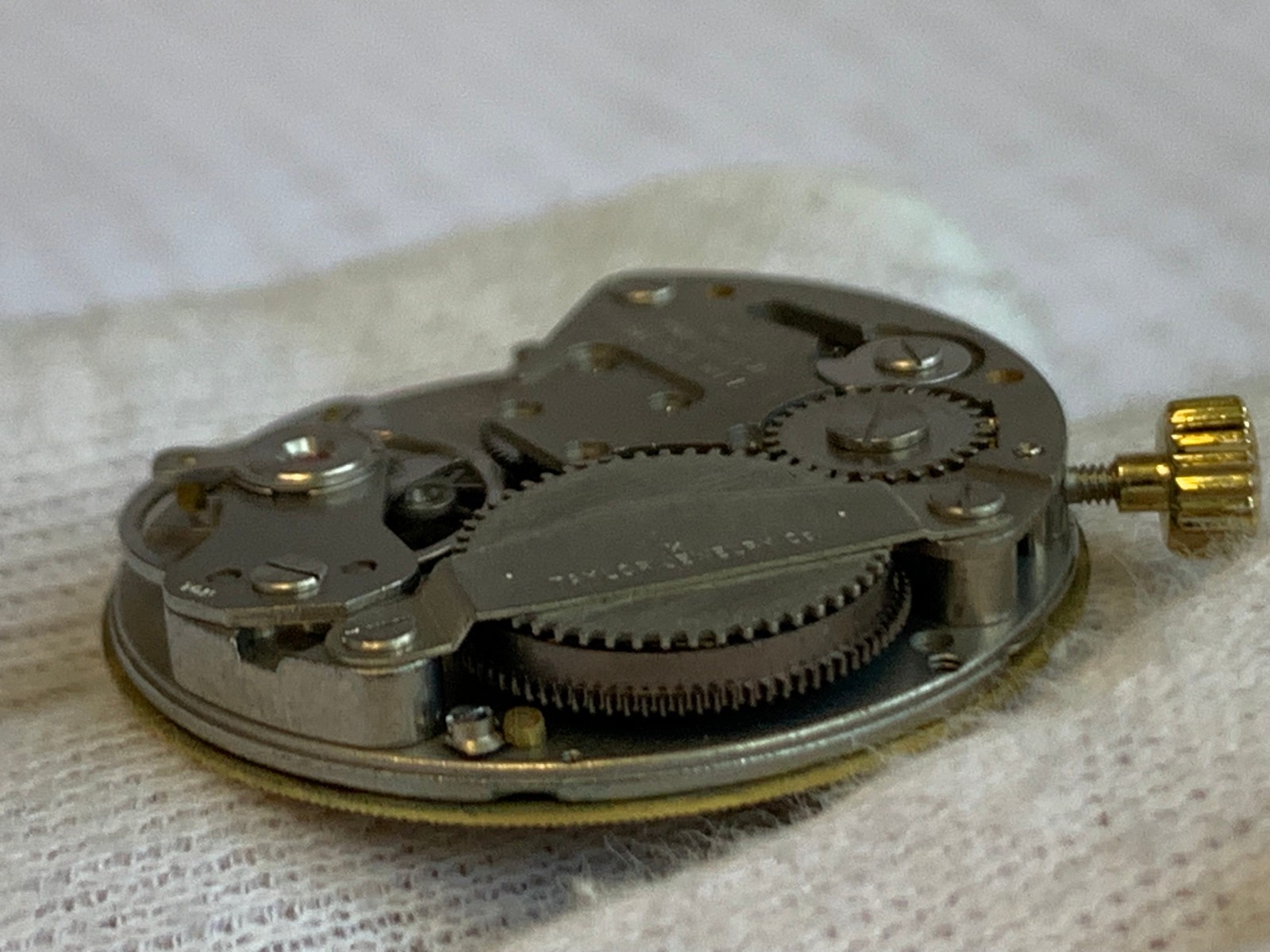 Vtg Taylor Jewelry Co Pocket Watch Pendant 24.5″ Necklace 1 Jewel Swiss *RUNS*
