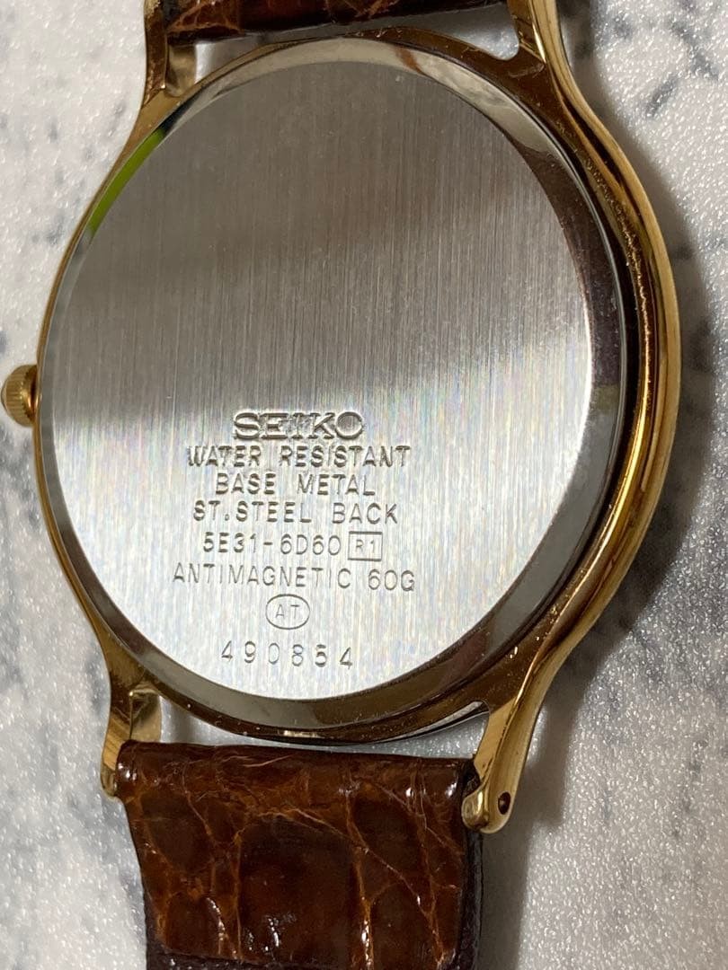 SEIKO Dolce SADX075 5E31-6D60 Quartz Mens Watch Original Band Unused Tag Japan