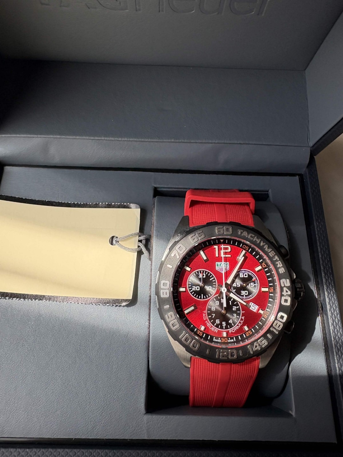 TAG Heuer Formula 1 Chronograph Red Dial Men’s Watch CAZ101AN.FT8055