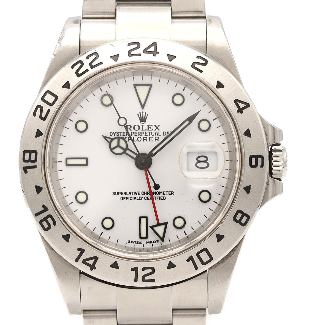 Authentic [Unserviced – Value Price] Rolex Explorer II 16570 Stainless Steel…