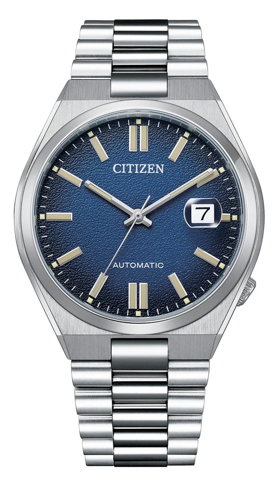 Citizen Tsuyosa NJ0151-88L Automatic Blue Dial Sapphire Steel 40mm Watch NEW