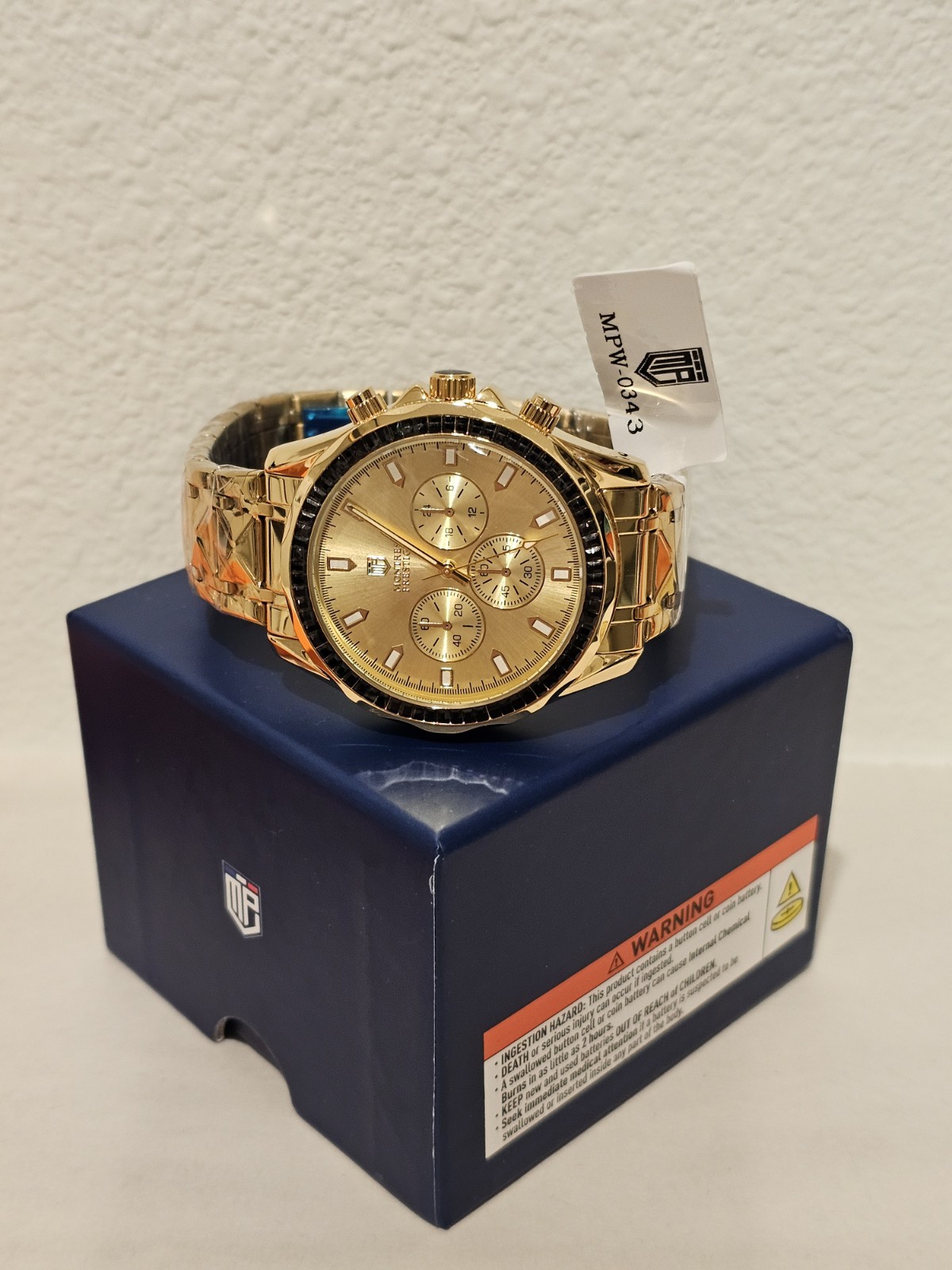 Montres Prestige X InvictaMen’s Watch – 44.5mm, Gold (MPW-0343)chronograph