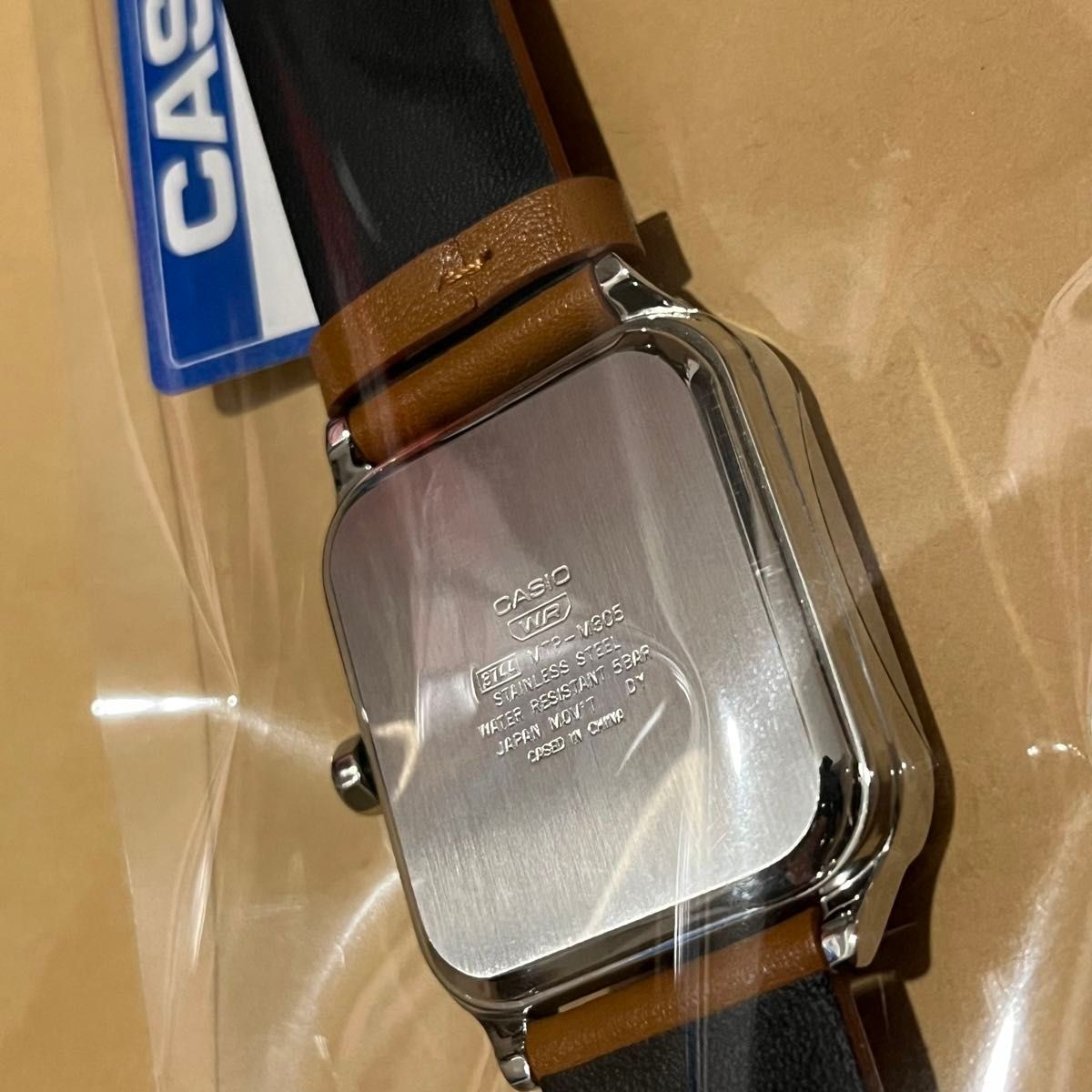 New CASIO MTP M305L 1A STANDARD MENS CASIO Analog Moon Waterproof Leather Strap