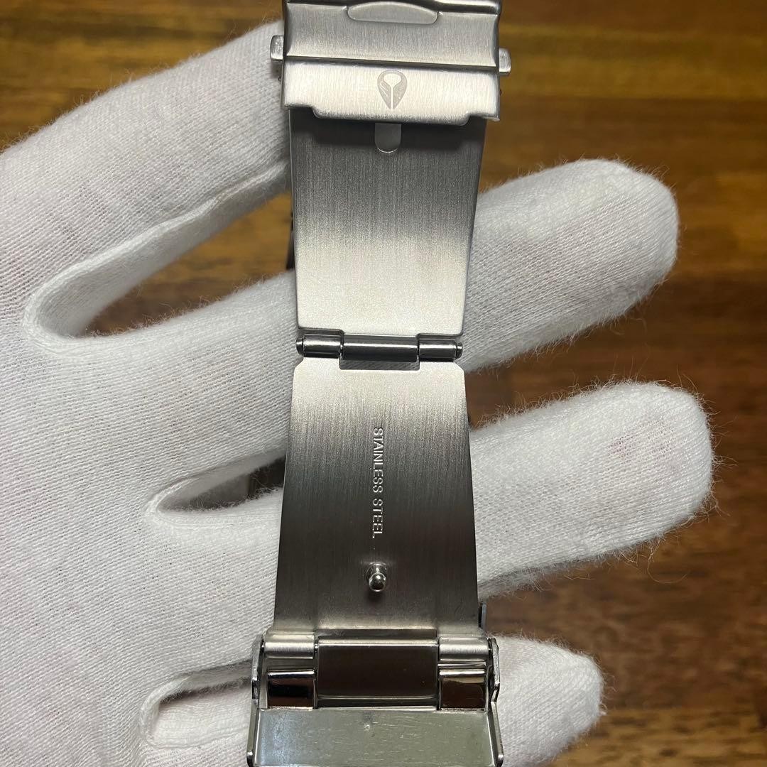 Nixon The Banks Quartz Watch Blue Check Dual Time Stainless 100m 18cm