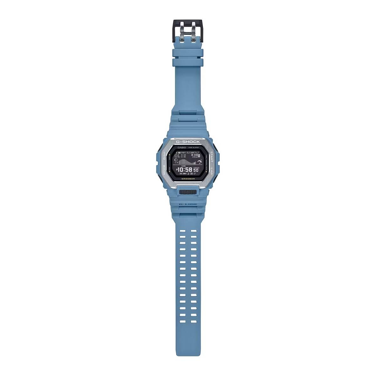 CASIO G SHOCK G LIDE GBX 100 2A Light Blue Men’s Watch with Bluetooth