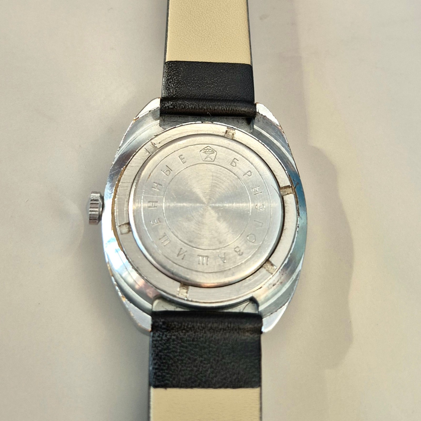 Vintage Poljot Olympic Moscow 1980 USSR Mechanical Watch 17 Jewels Soviet