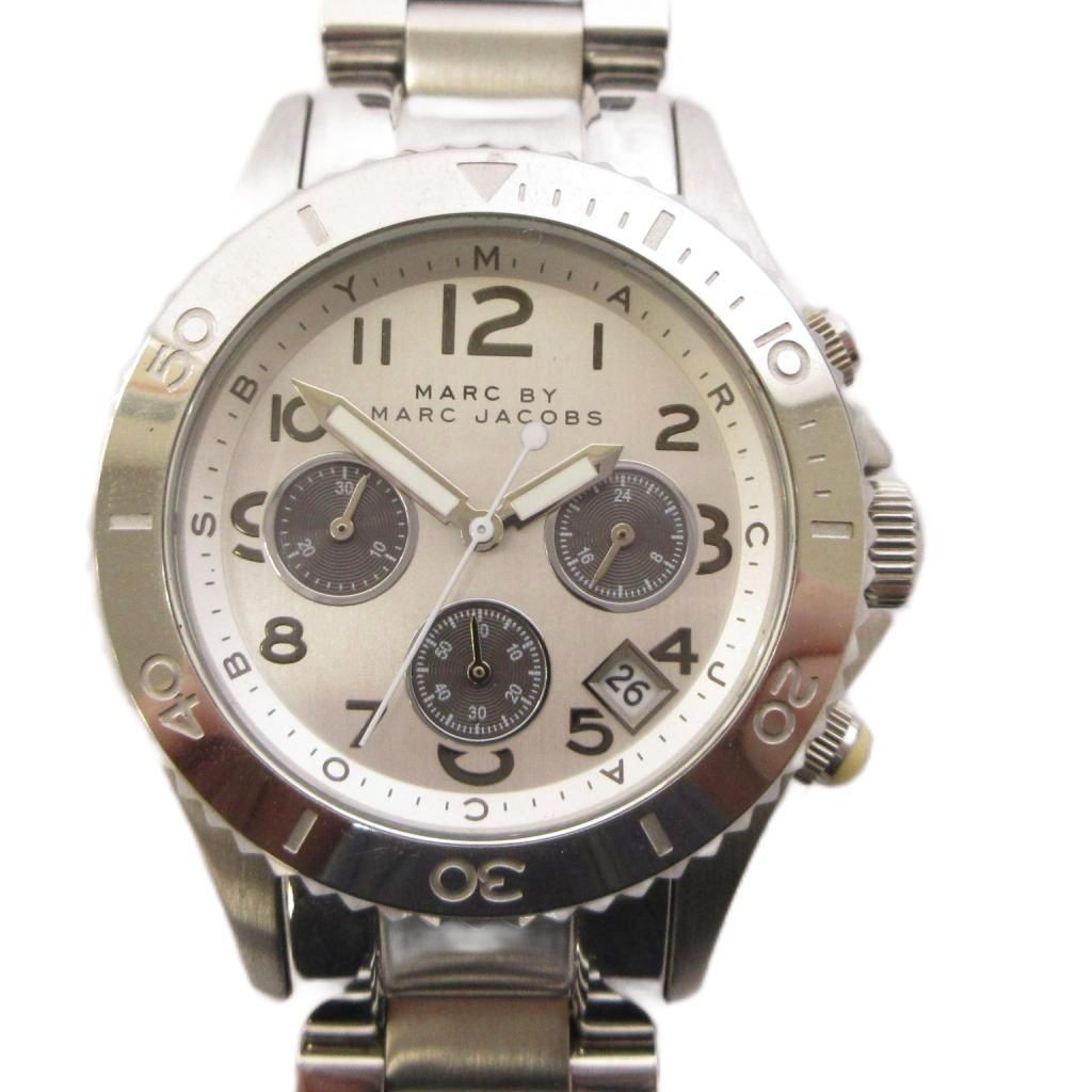 MARC by MARC JACOBS Lock Quartz Chronograph Silver MBM3155 TK